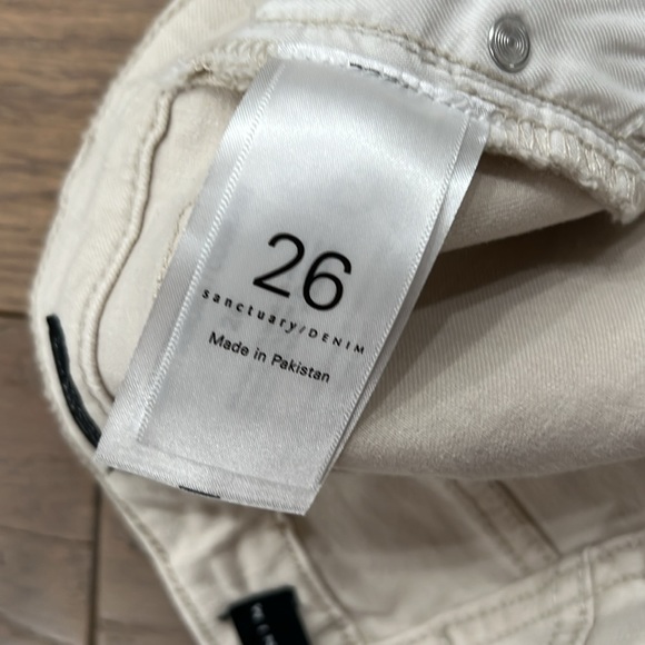 Sanctuary connector kick cropped jean, moonstone, size 26, NWT - Picture 9 of 9